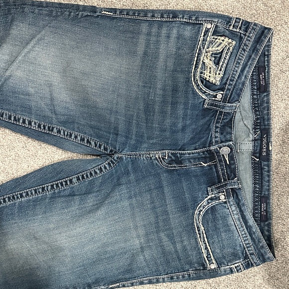 Vigoss Women's Embellished Blue Jeans S13/14 L31 Heritage Fit Boot Cut - Picture 2 of 9